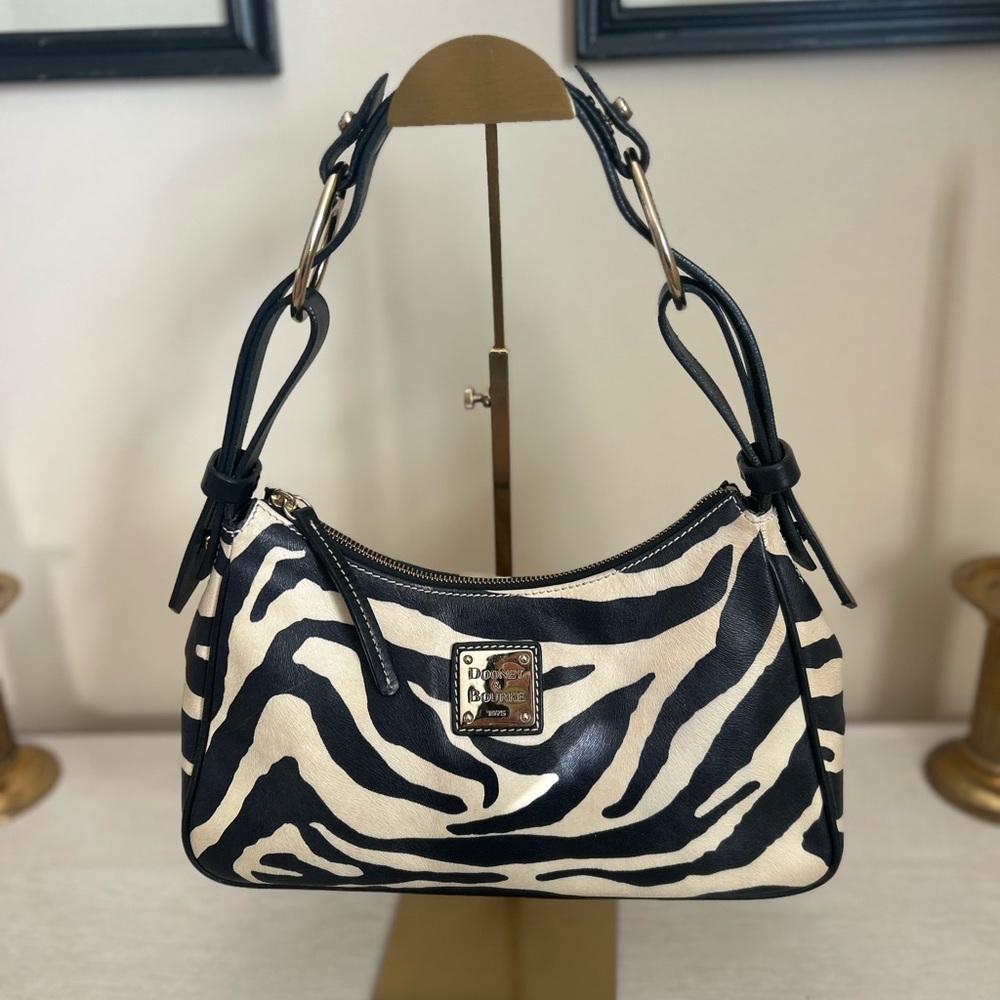 Zebra Print Dooney & Bourke Leather Purse